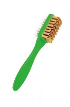 Щетка двойная комбинированная каучуковая для нубука и велюра