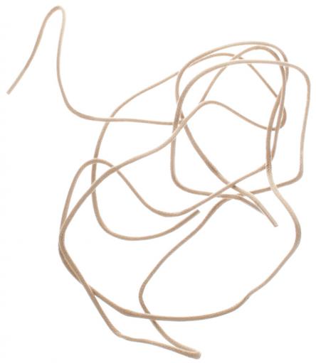 Шнурки BRAUS 75см тонкие с пропиткой БЕЖЕВЫЕ