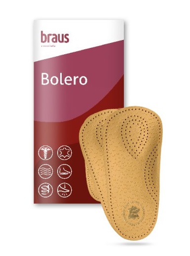 BRAUS Стельки ортопедические Bolero (овечья кожа с жестким супинатором)