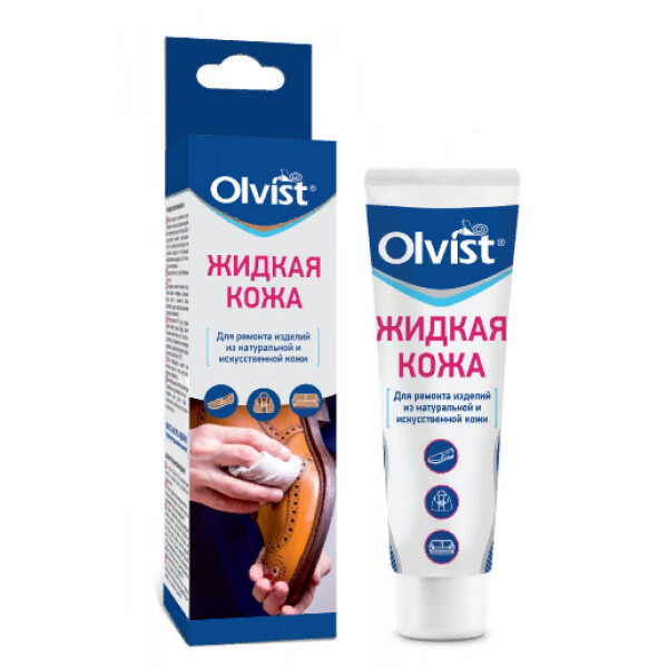 OLVIST Жидкая кожа ЧЕРНЫЙ 30 мл