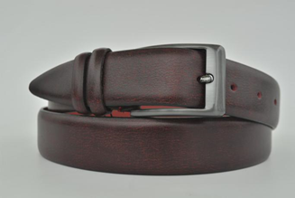 Ремень бордовый  122см /35 мм