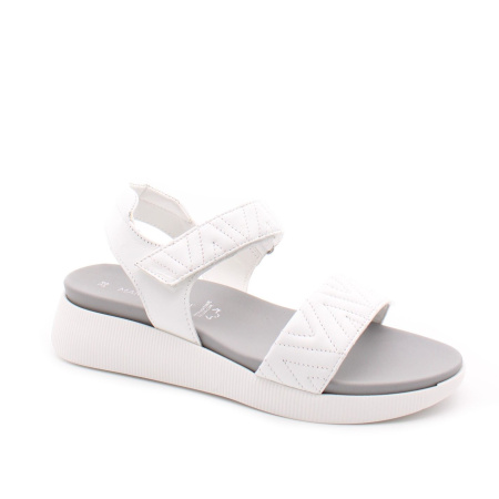 Белые кожаные сандалии MARCO TOZZI