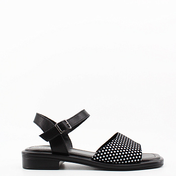 SPUR босоножки союзка в горошек