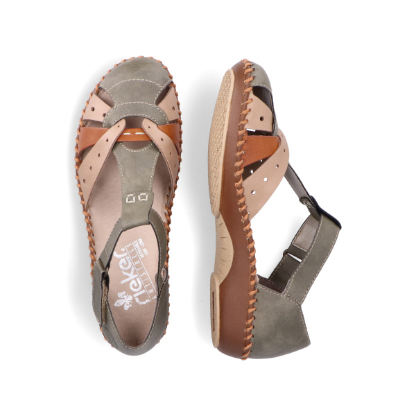 RIEKER туфли с вырезами и перфорацией