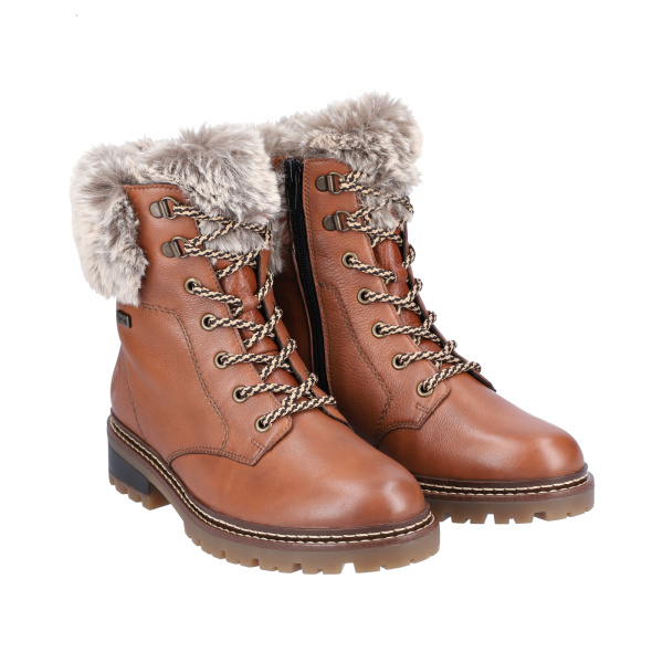REMONTE зимние ботинки с меховой опушкой