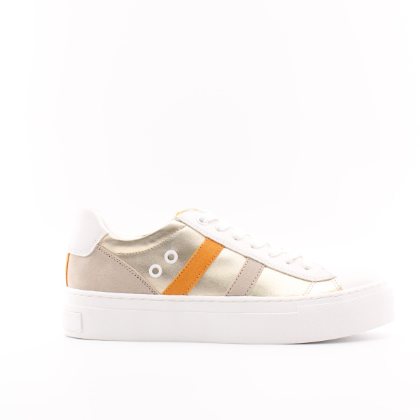 Белые кеды с вставками MARCO TOZZI