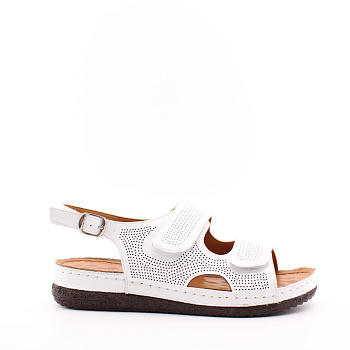 LUKME комфортные белые босоножки