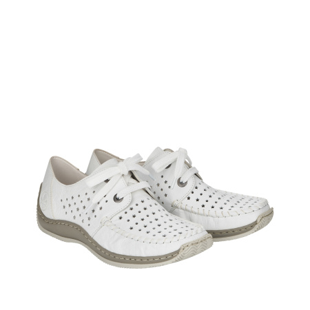 RIEKER белые полуботинки с перфорацией