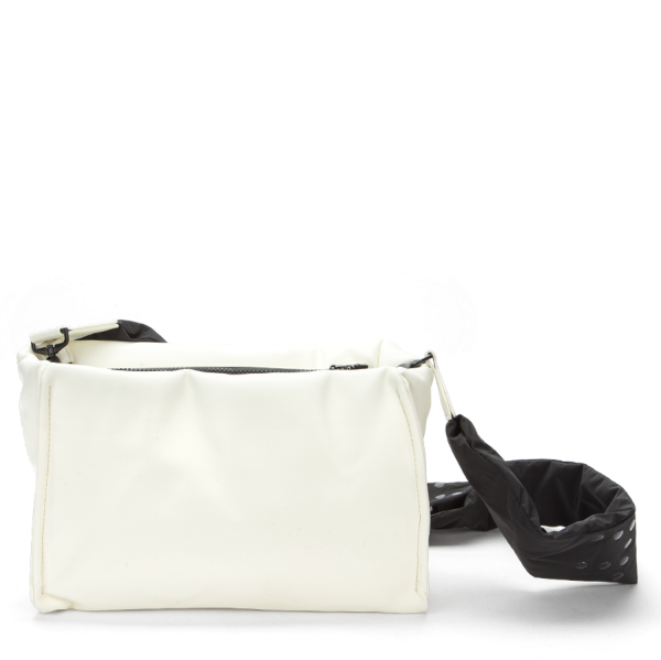 Белая сумка с декором на ремне KEDDO 