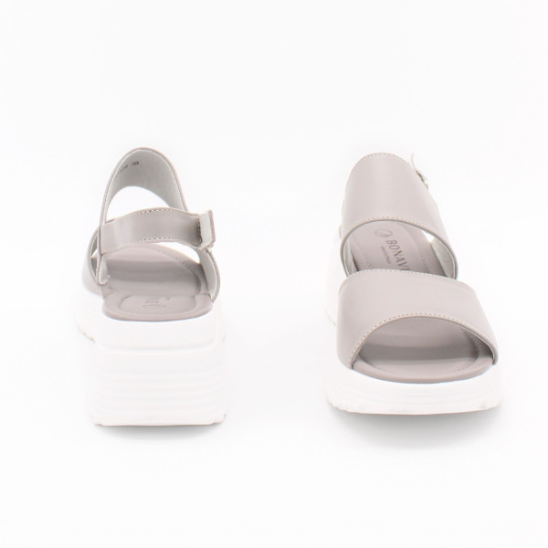 Босоножки на высокой белой подошве BONAVI