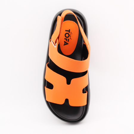 TOFA сандалии ярко-оранжевого цвета