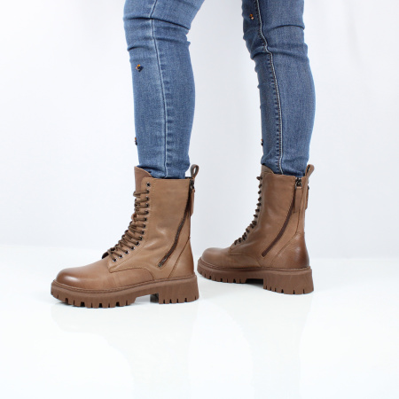 BONAVI высокие коричневые ботинки 