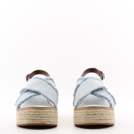 ABRICOT джинсовые босоножки платформа-каблук