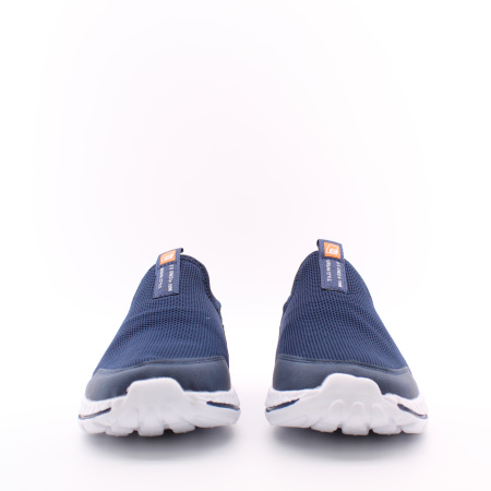 Синие текстильные кроссовки BADEN