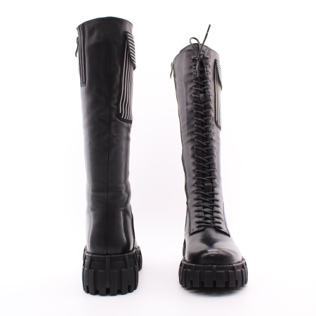 KRAUS сапоги на шнуровке с боковым декоративным карманом 