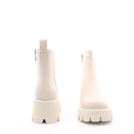 Светлые ботильоны на массивной подошве RESPECT