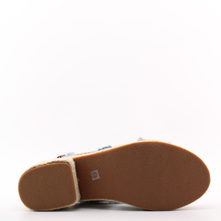 ABRICOT джинсовые босоножки платформа-каблук