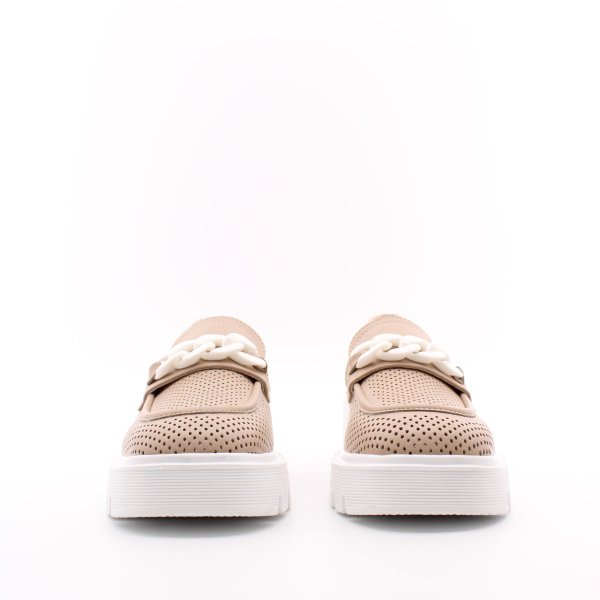 Кожаные перфорированные лоферы BONAVI