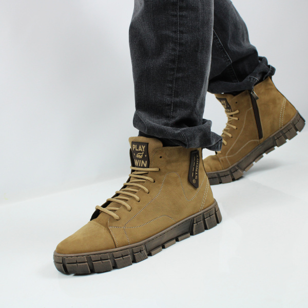 BASKARA ботинки из нубука