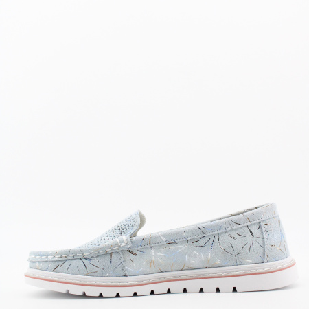 BADEN мокасины нежно голубого цвета