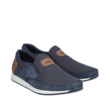 RIEKER текстильные мокасины