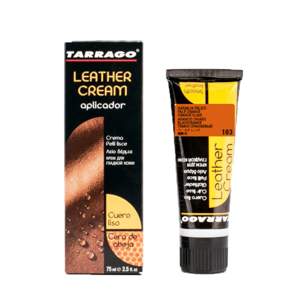 TARRAGO Крем для гладкой кожи в тубе с губкой Т.ОРАНЖЕВЫЙ 75мл