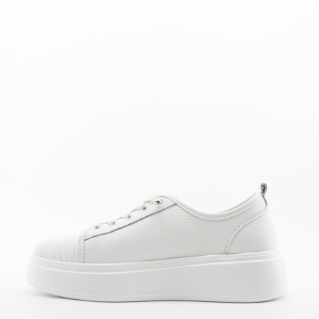 LUKME белые кожаные кеды