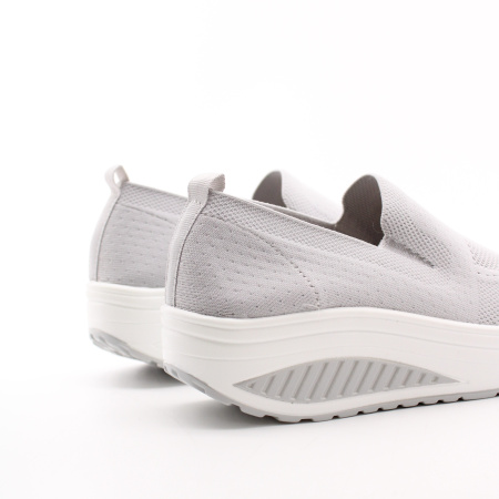 EVALLI серые текстильные полуботинки 