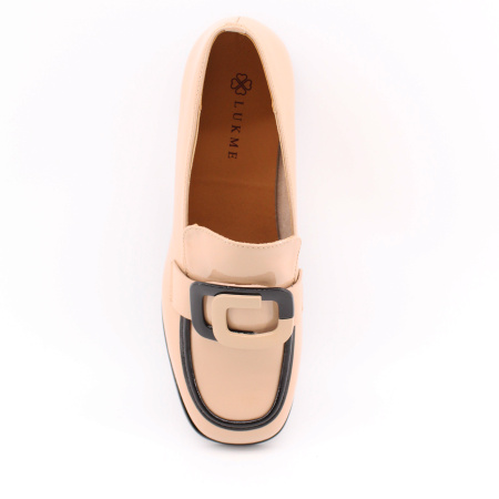 LUKME лаковые лоферы с пряжкой