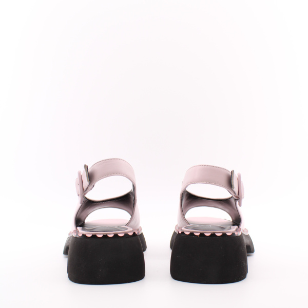 Розовые босоножки на массивной подошве LADY COUTURE