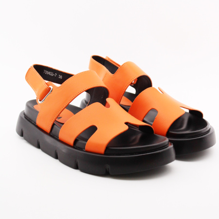 TOFA сандалии ярко-оранжевого цвета