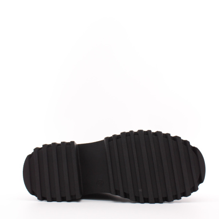 LUKME, 22W18-97-101Z, Полусапоги жен. нат.кожа/шерсть/резина/черный (10-23)