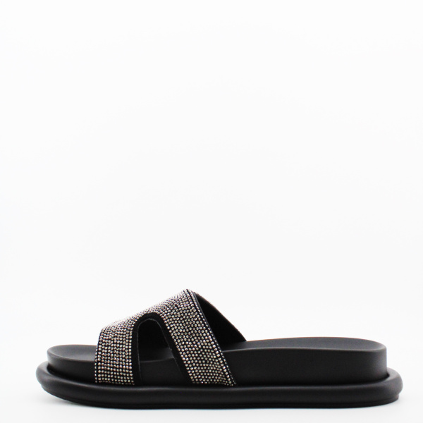 LUKME сабо со стразами на союзке