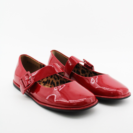 SPUR красные лакированные туфли-балетки