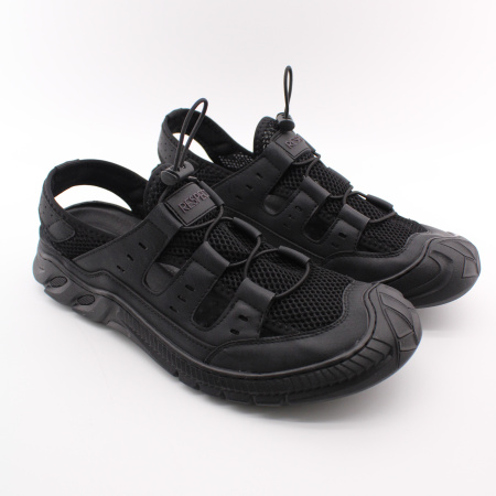 Черные закрытые сандалии RESPECT