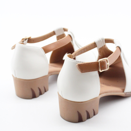 BADEN Босоножки Т-образные из натуральной кожи ANTISTRESS