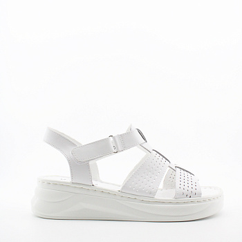 LAGRANDEZZA босоножки белого цвета