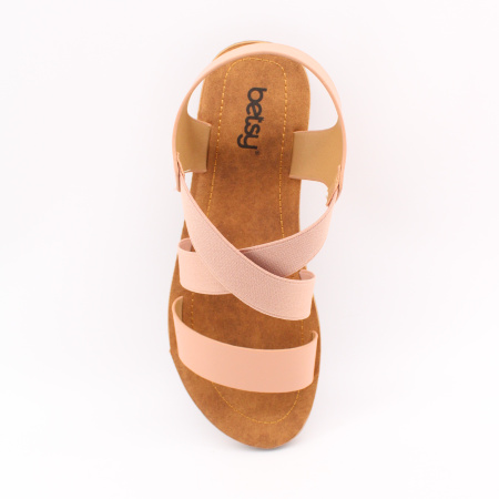 BETSY сандалии с перекрещенными резинками