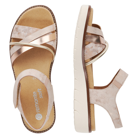 Сандалии на танкетке REMONTE