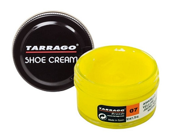 TARRAGO Крем для обуви банка - стекло ЖЕЛТЫЙ 50 мл 
