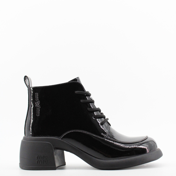 LUKME ботильоны лаковые на шнуровке