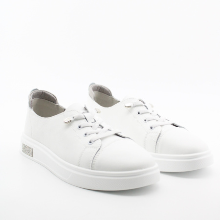 LUKME белые кожаные кеды