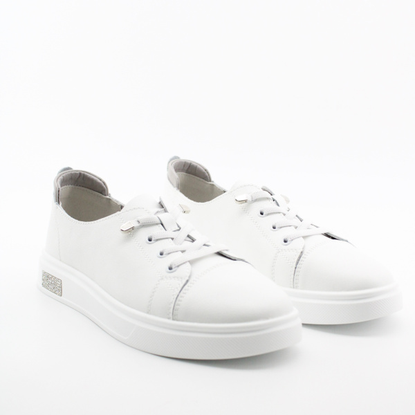 LUKME белые кожаные кеды