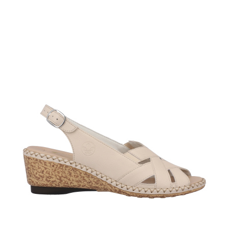 RIEKER комфортные босоножки на танкетке