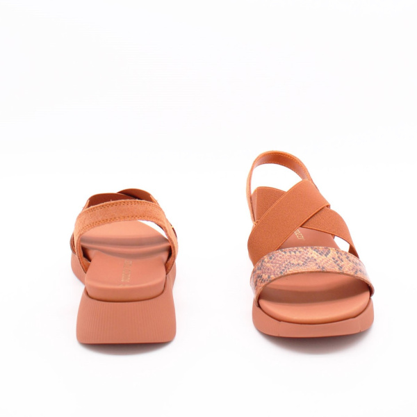 Текстильные сандали терракотового цвета MARCO TOZZI 