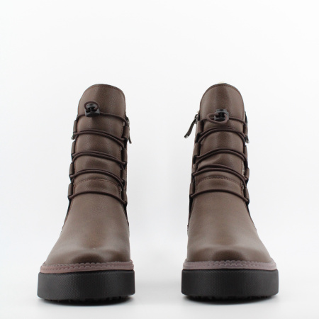 EVALLI ботинки на двух молниях