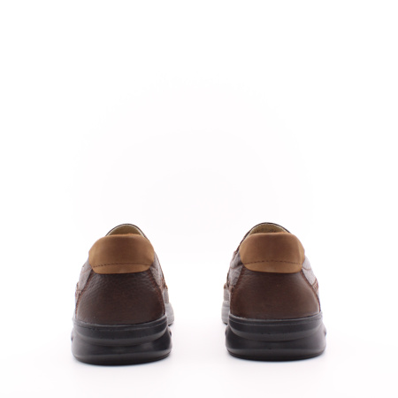 SHOIBERG, 754-41-01-02, Полуботинки муж. нат.кожа/текстиль/коричневый (06-22)