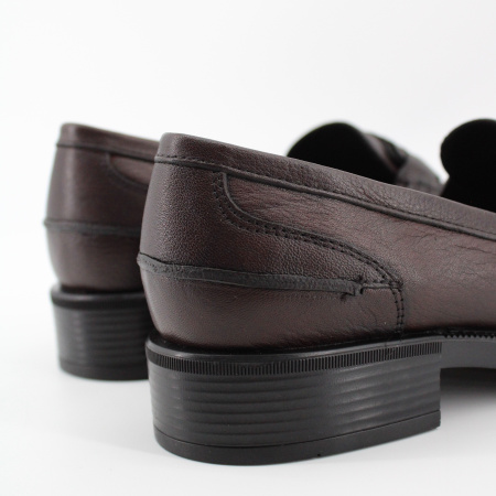 SPUR лоферы темно бордового цвета