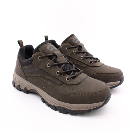 Полуботинки цвета хаки с мембраной Нано-Текс GRUNBERG