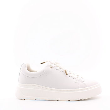 Белые кеды из натуральной кожи TAMARIS